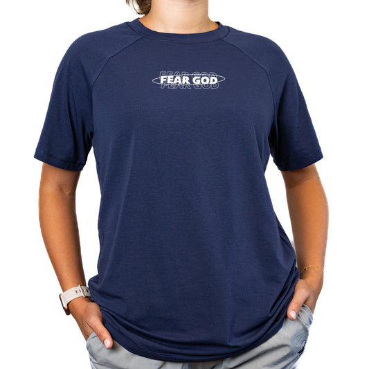 FEAR GOD Navy Women’s Raglan Tee