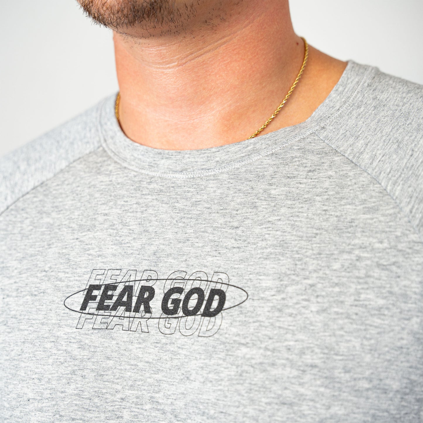 FEAR GOD Gray Men’s Raglan Tee